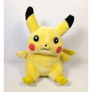 Vintage Pikachu Pokemon Plush 1998 Nintendo 8" Hasbro